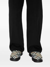 Burberry Check Pattern Pillow Mules