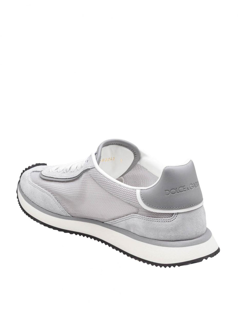 Dolce & Gabbana Canvas And Suede Sneakers