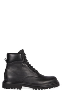 Dolce & Gabbana Leather Lace-Up Boots