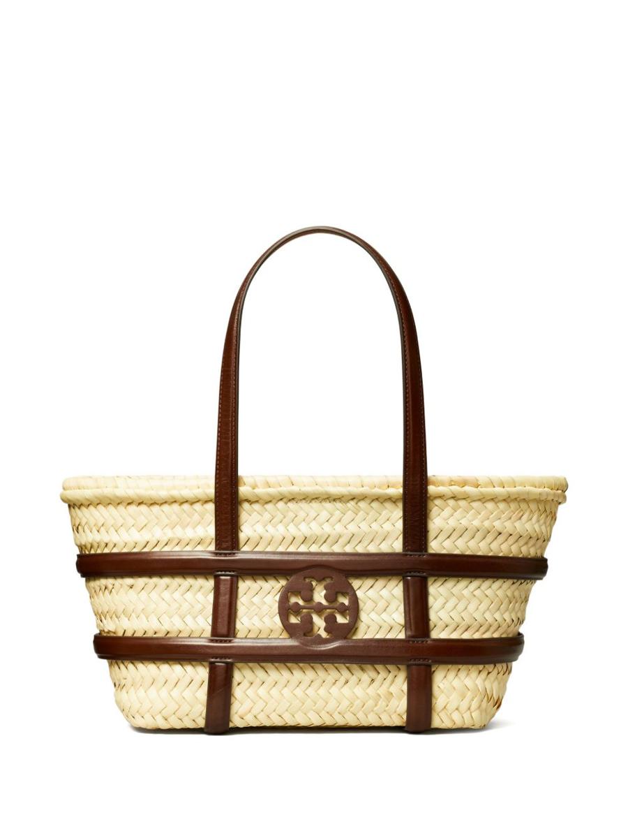 Tory Burch Small 'Ella' Tote Bag In Raffia