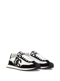 Dolce & Gabbana Suede And Mesh Dg Cushion Sneakers Shoes
