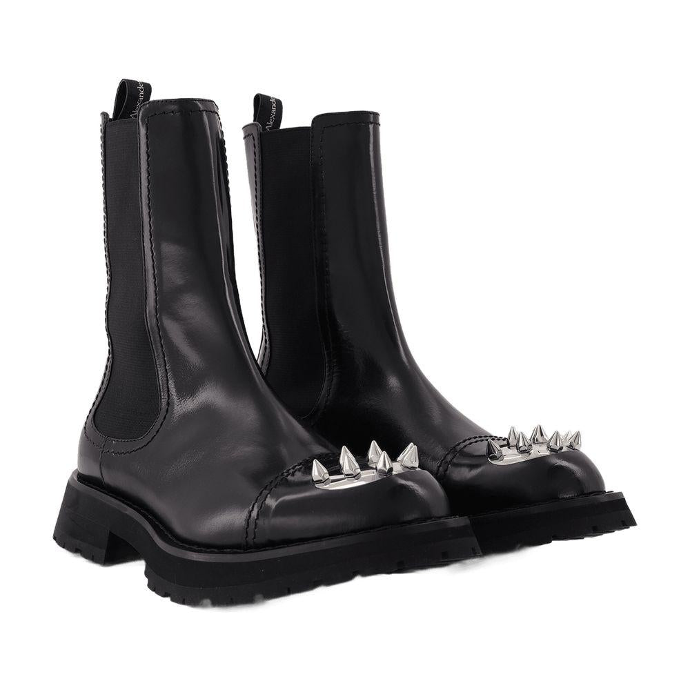 Alexander McQueen Ankle Boots With Studs