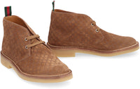 Gucci Suede Ankle Boots