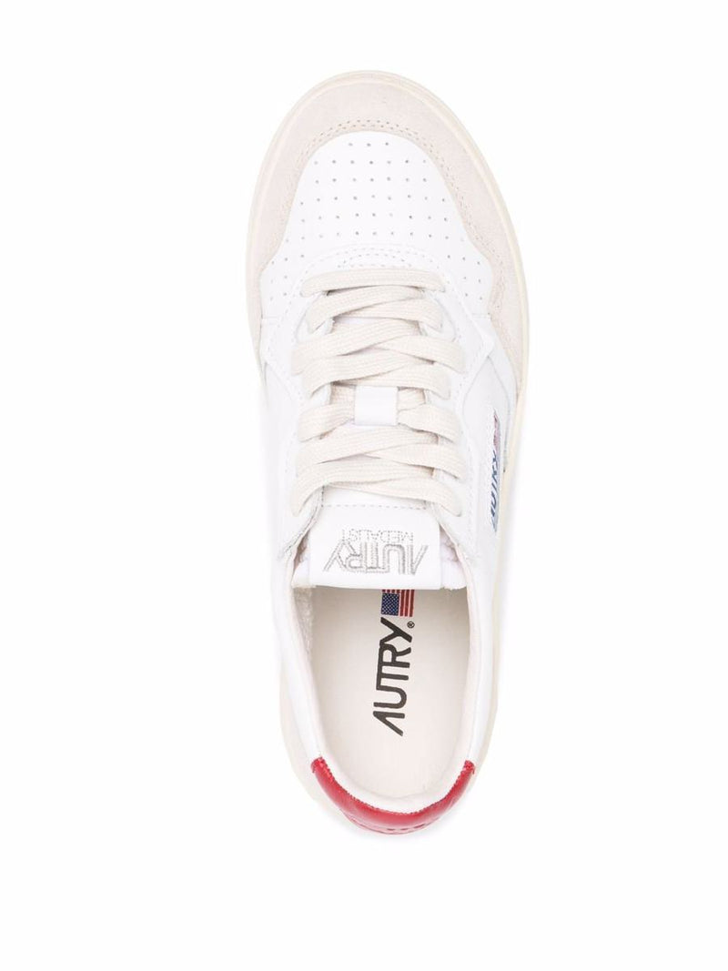 Autry Medalist Low Leather And Suede Sneakers