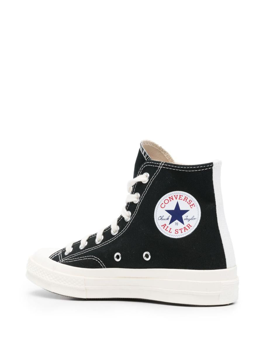 Converse X Comme Des Garçons Play Small Red Heart High-Top Sneakers Shoes