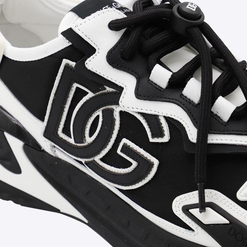 Dolce & Gabbana White And Black Sneakers