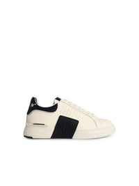 Philipp Plein 'Lo-Top Phantom' White Leather Sneakers
