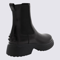 Tod'S Black Leather Boots