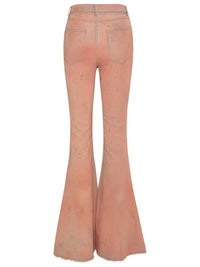 Sportmax Pink Cotton Fedra Jeans