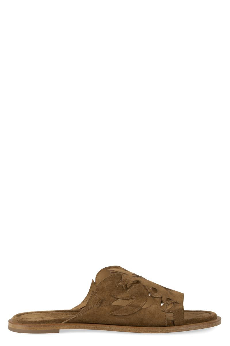 Sartore Suede Mules