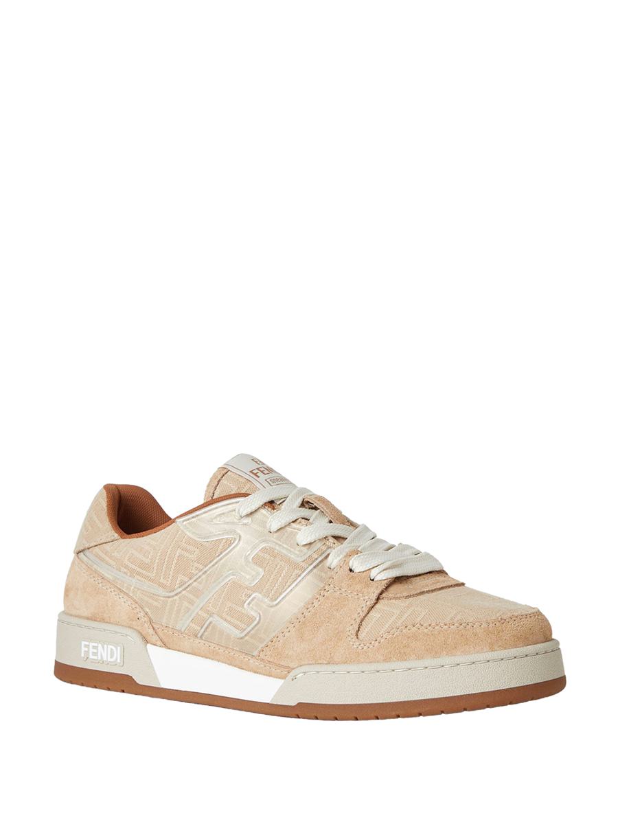 Fendi Match Low Top Sneakers In Jacquard Ff Shoes
