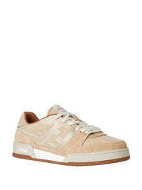 Fendi Match Low Top Sneakers In Jacquard Ff Shoes