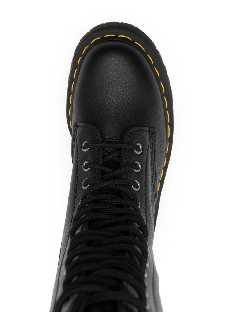 Dr. Martens 1B99 Lace-Up Boots In Black Pisa Leather