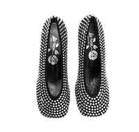 La Rose Pumps Silver Crystal Black