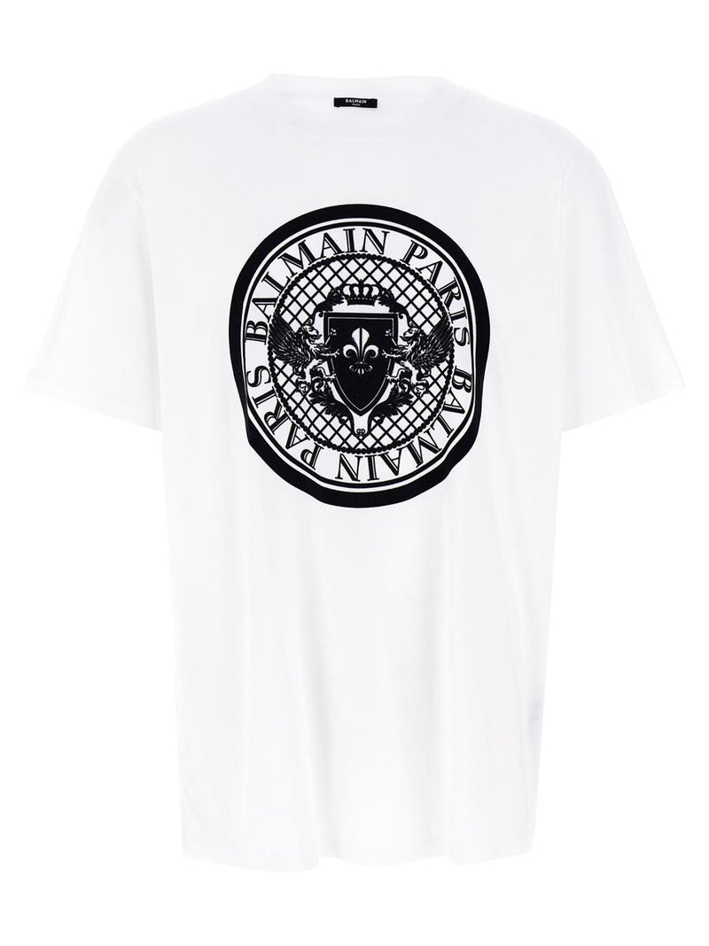 Balmain Velvet Logo T-Shirt