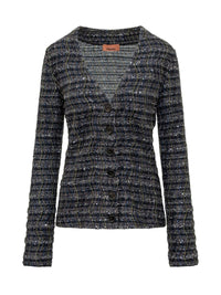 Missoni Missoni Knitted Cardigan With Lurex Trim