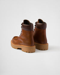 Prada Leather Ankle Boots