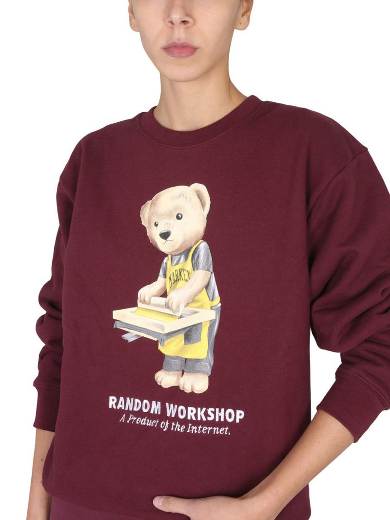 Market Random Workshop Bear Sweatshirt Unisex