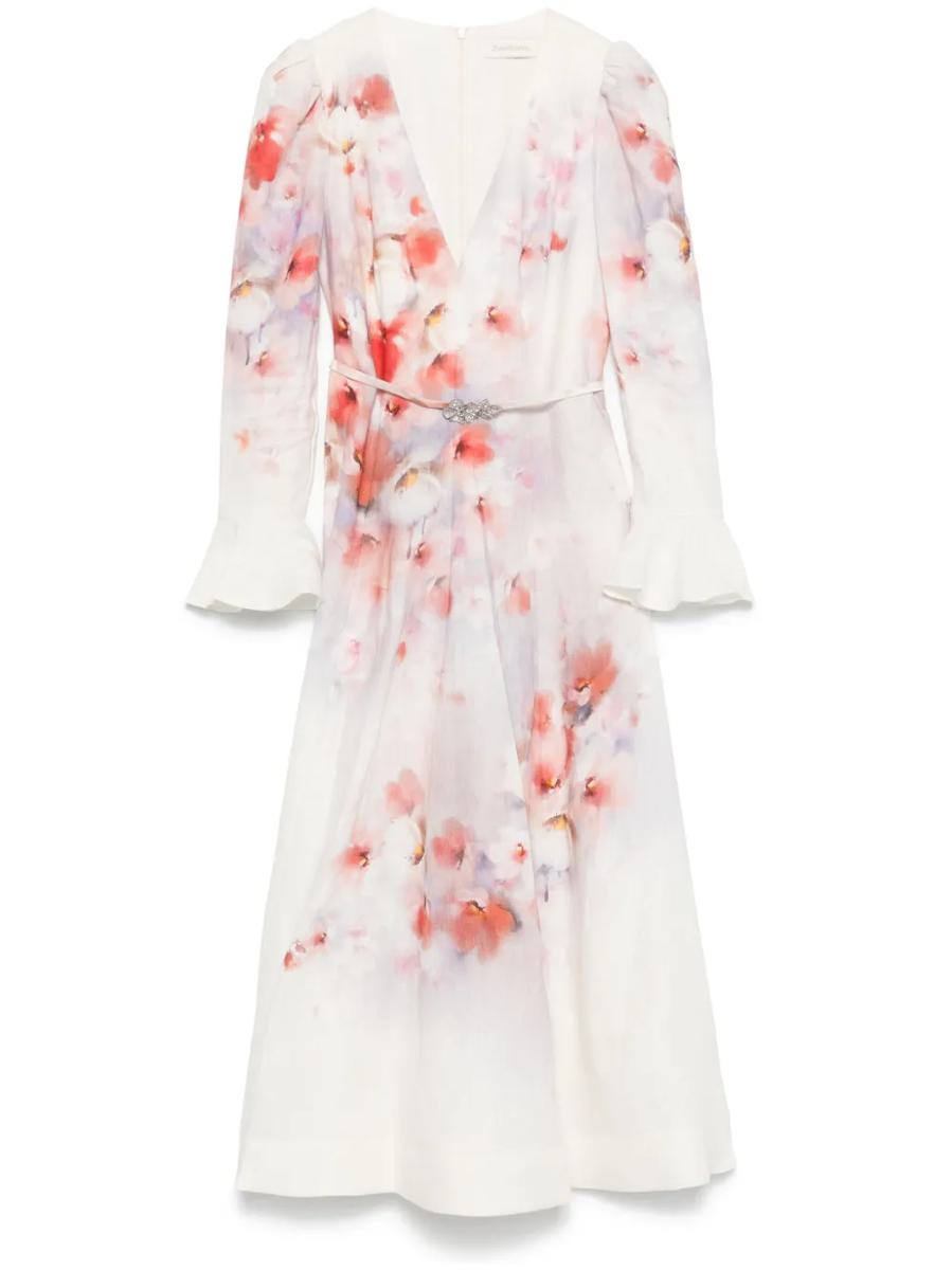 Zimmermann Crush Midi Dress
