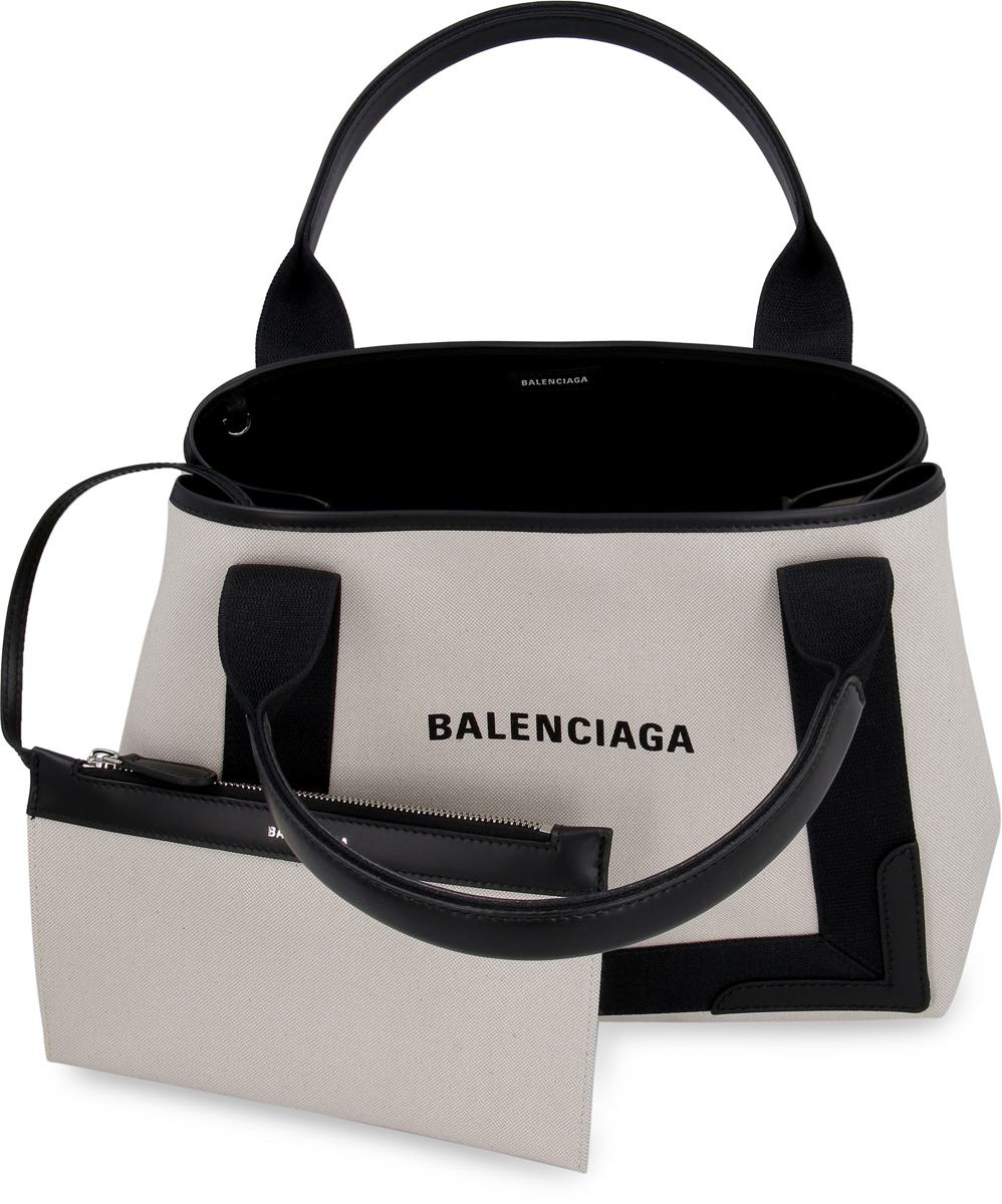 Balenciaga Cabas Canvas Tote Bag