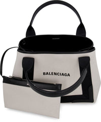 Balenciaga Cabas Canvas Tote Bag
