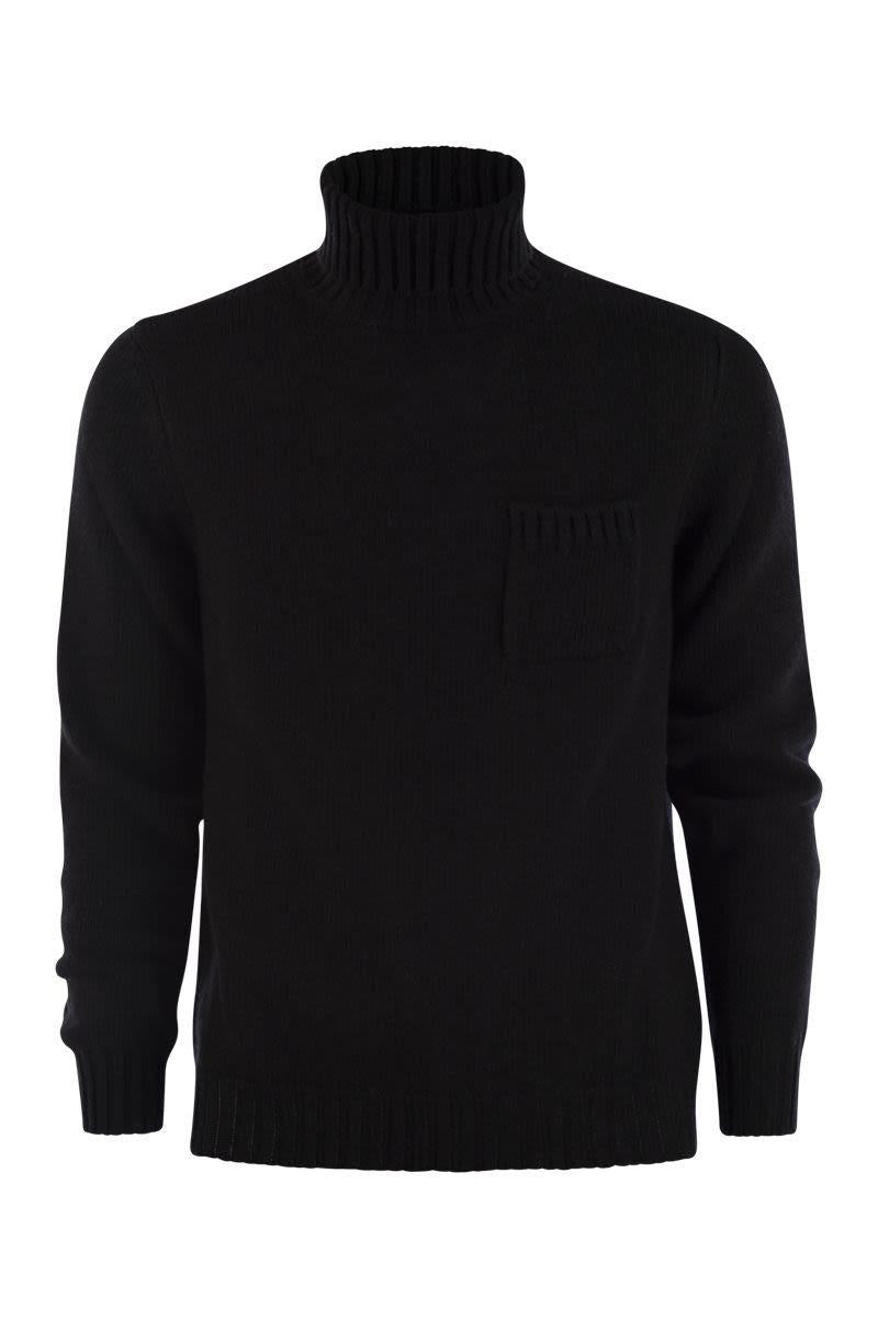 Fedeli Wool And Cashmere Turtleneck Jumper