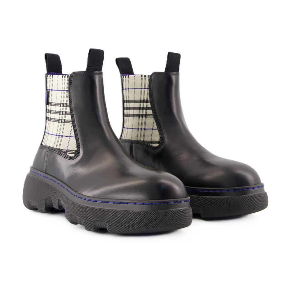 Burberry Creeper Chelsea Low Ankle Boots