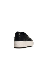 Hogan 'H670' Black Leather Sneakers