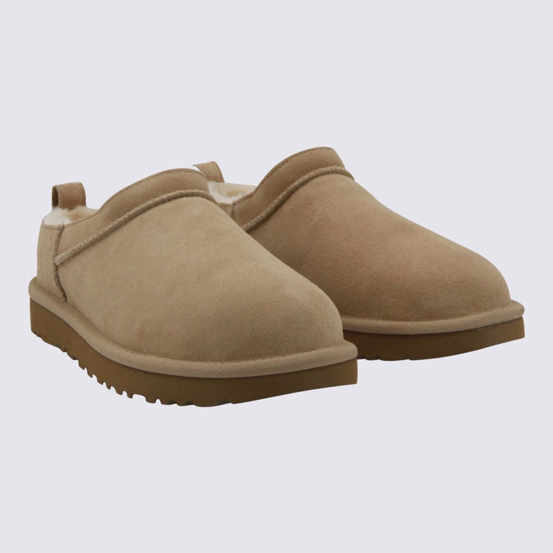 UGG Sand Leather Flats