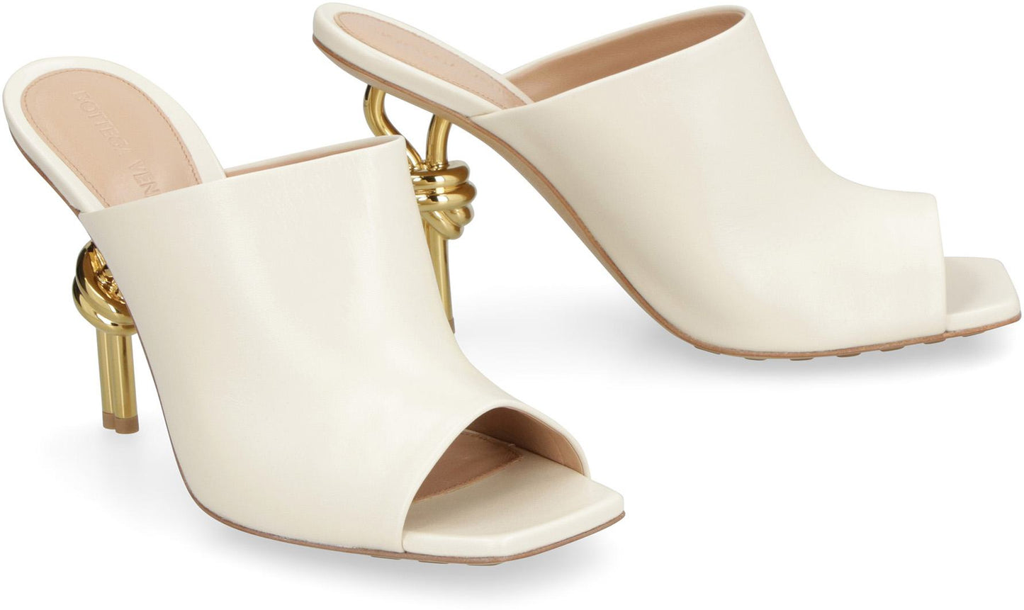 Bottega Veneta Knot Leather Mules