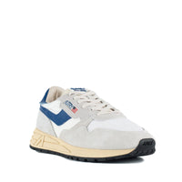 Autry Reelwind Low Nylon And Suede White And Limoges Sneakers