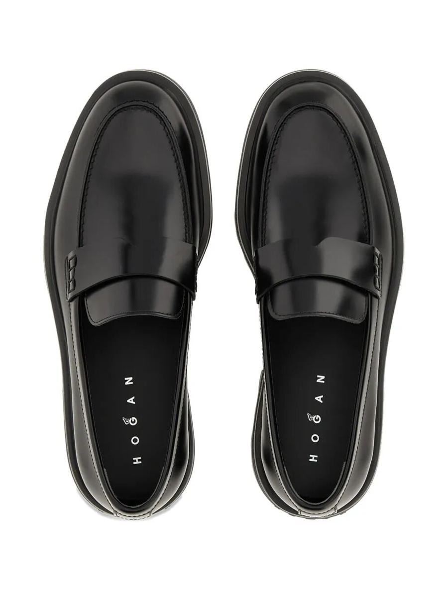 Hogan H673 Leather Loafers Shoes