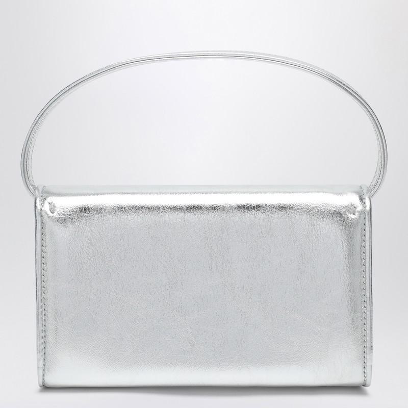 Roger Vivier Silver Micro Pilgrim Bag