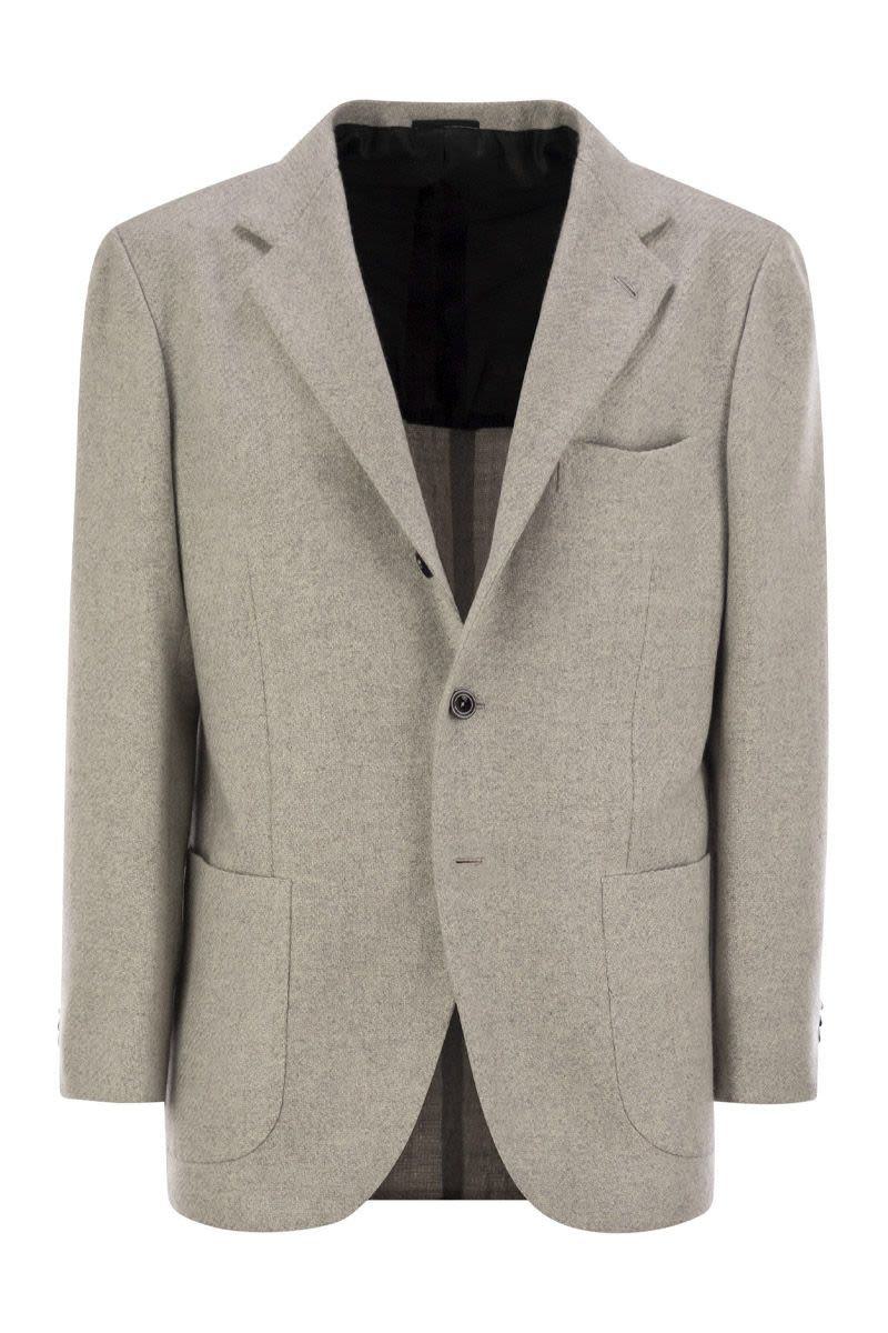 Kiton Single-Breasted Cashmere Jacket