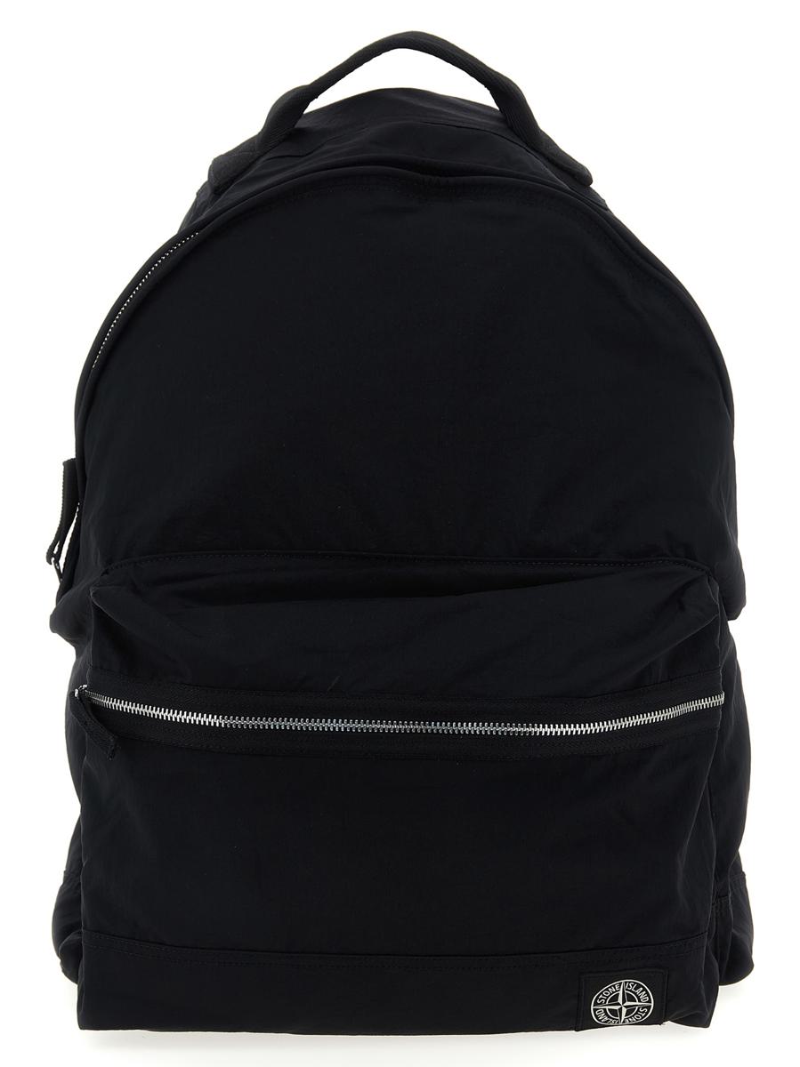 Stone Island Logo Patch Backpack