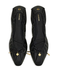 Salvatore Ferragamo Joelle Elasticated Ballet Flat Shoes