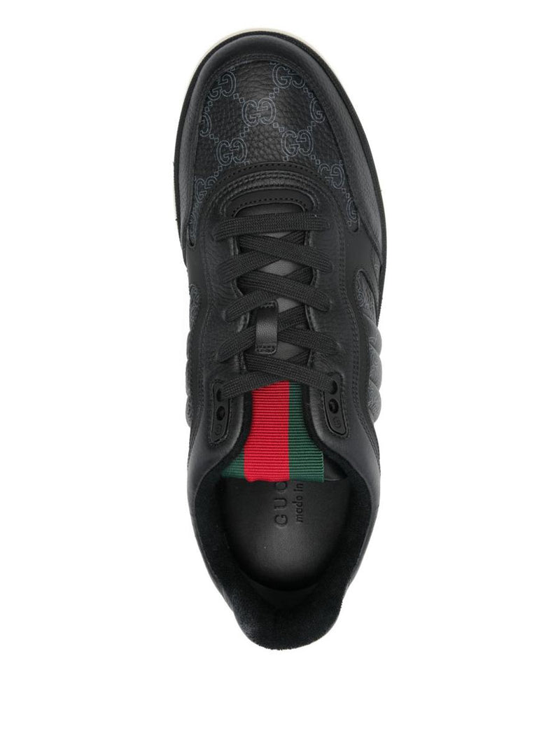 Gucci Re-Web Leather Sneakers