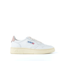 Autry Leather Sneakers With Pink Detail