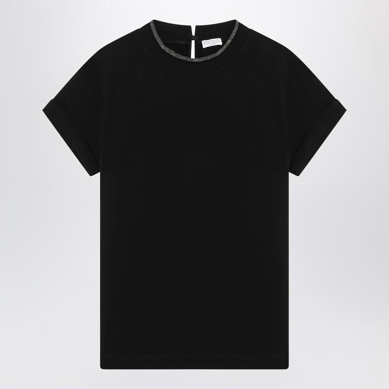 Brunello Cucinelli Crew-Neck T-Shirt With Pendant