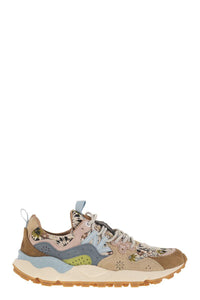 Flower Mountain Yamano 3 - Sneakers In Suede And Technical Fabric