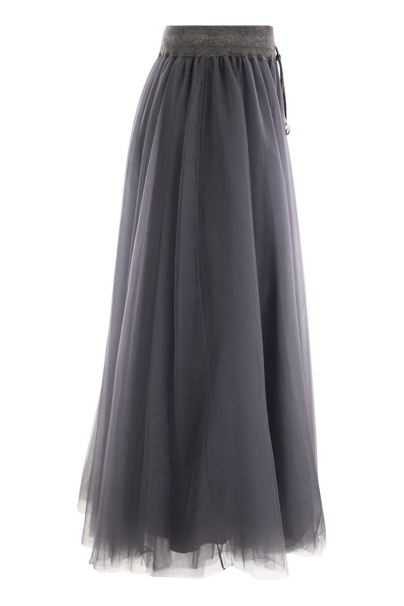 Fabiana Filippi Tulle Midi Skirt
