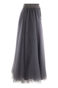 Fabiana Filippi Tulle Midi Skirt