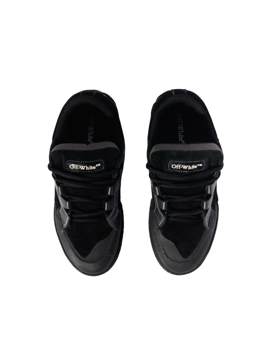Off-White Black 779 Vulcanized Leather Sneakers