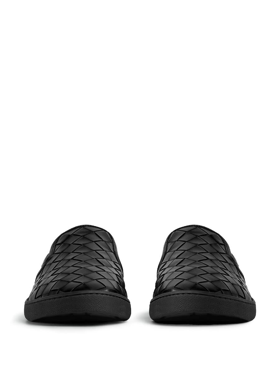 Bottega Veneta Sawyer Braided Slip On Sneakers Shoes