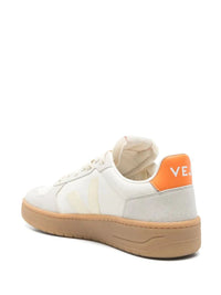 Veja V-82 Grained Leather Pure Sneakers Shoes