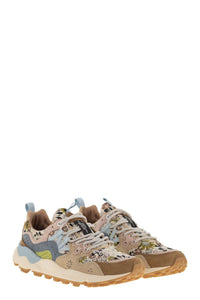 Flower Mountain Yamano 3 - Sneakers In Suede And Technical Fabric