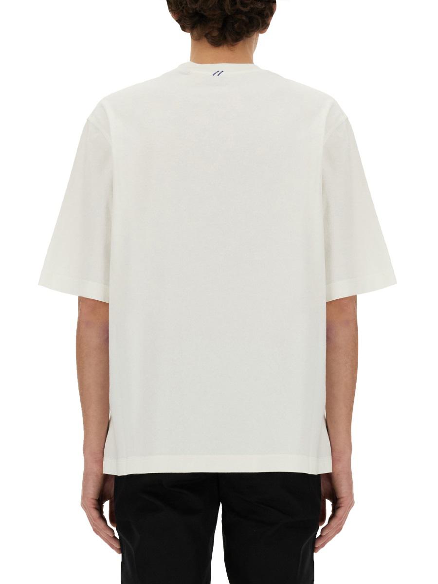 Burberry T-Shir With Ekd Patch