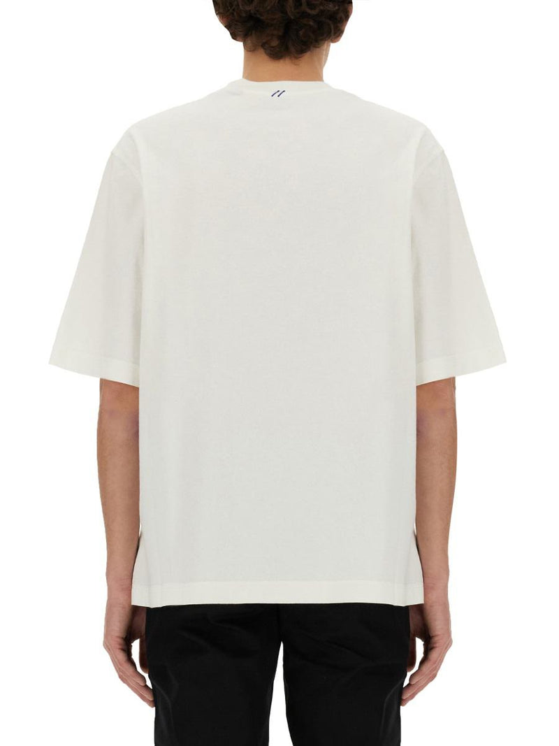 Burberry T-Shir With Ekd Patch