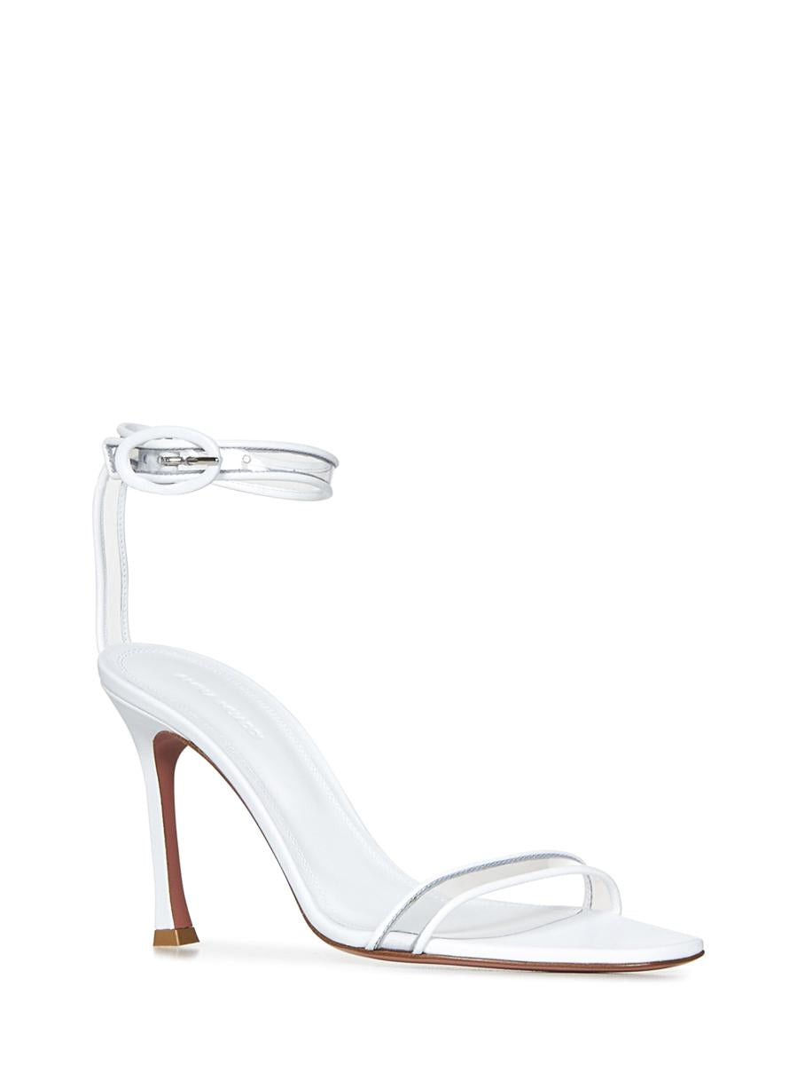 Amina Muaddi Kim Glass Sandal 95 Sandals
