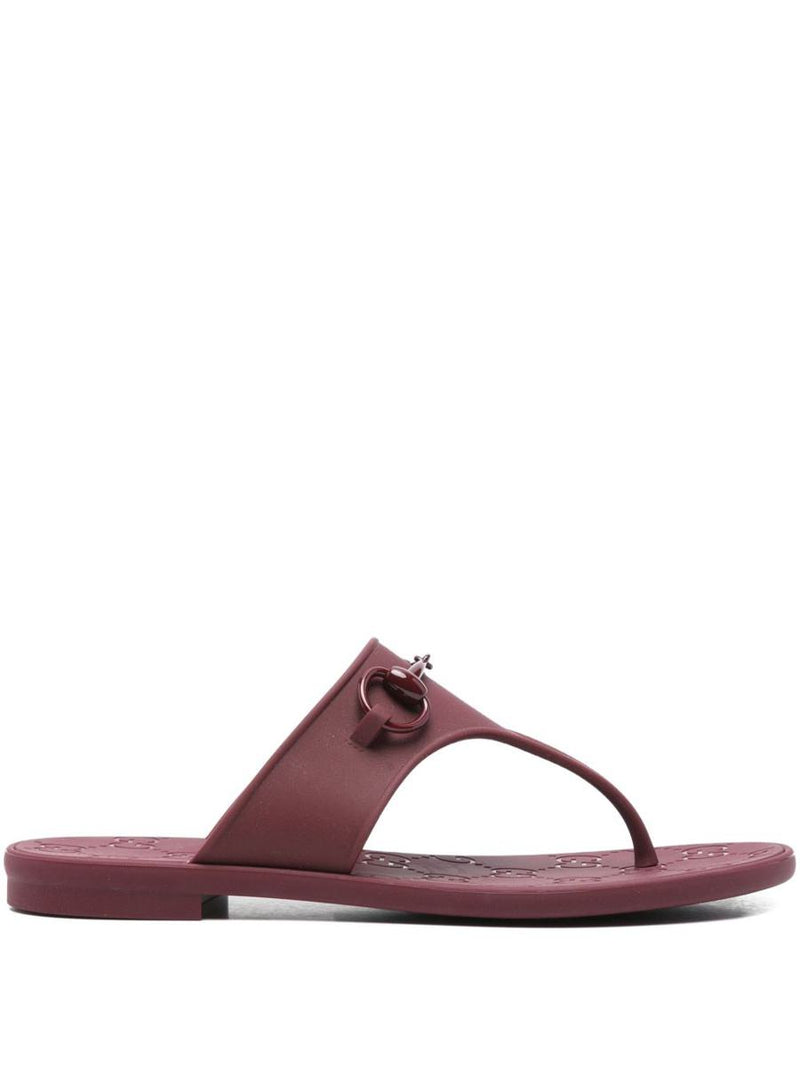 Gucci Horsebit Thong Sandals
